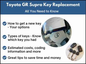 Toyota GR Supra key replacement - All you need to know