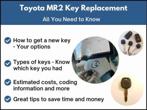 Toyota MR2 key replacement - All you need to know