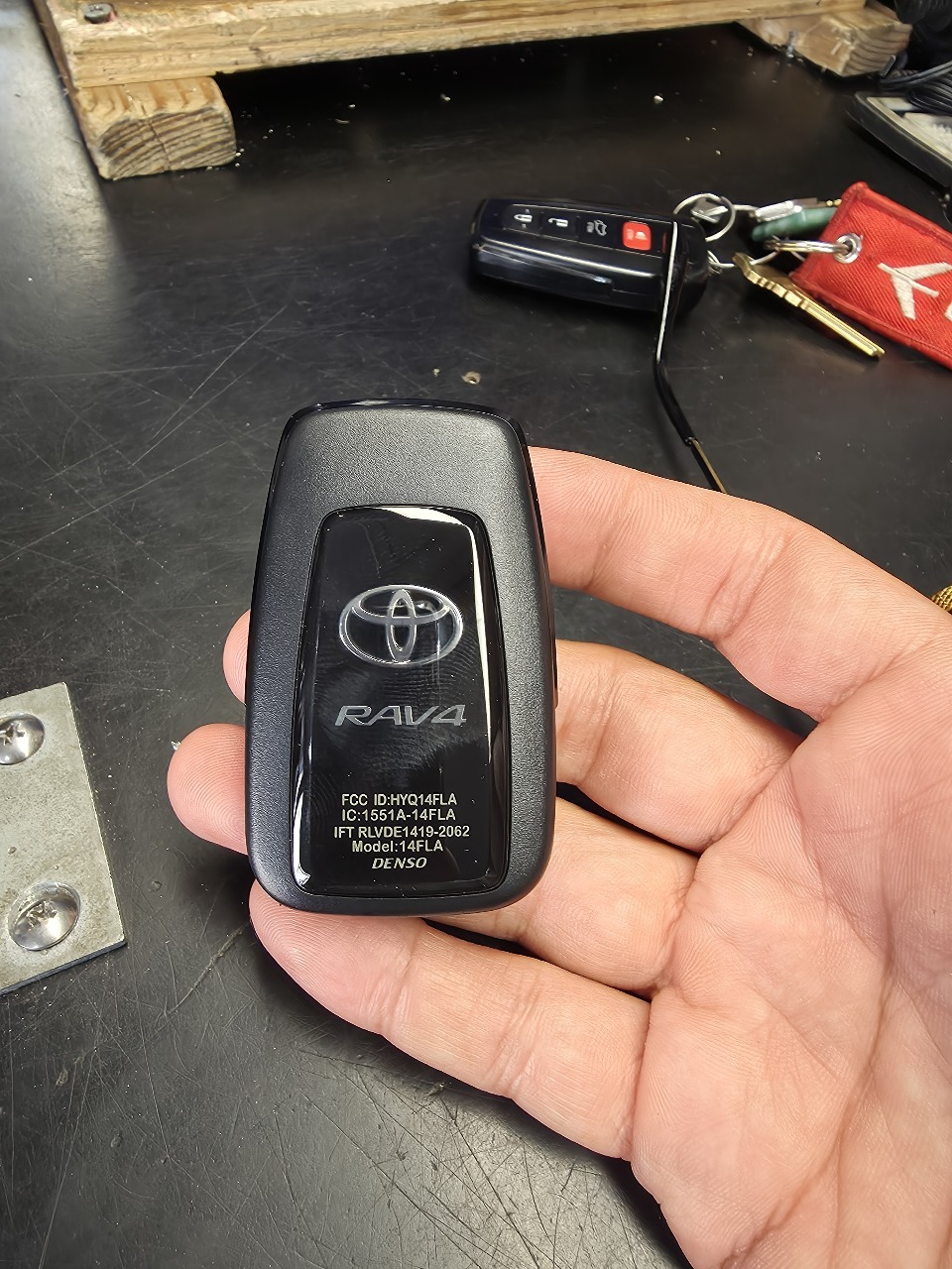 Toyota Rav4 new key fob made on site