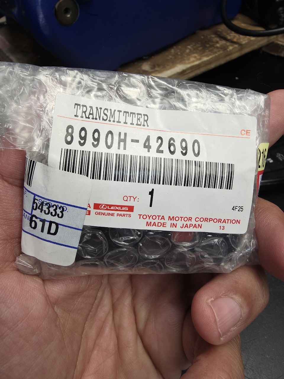 Toyota Rav4 new key fob made on site