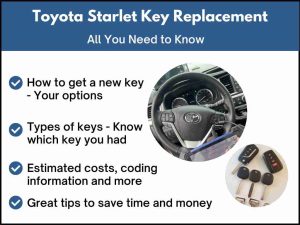Toyota Starlet key replacement - All you need to know