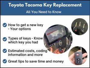 Toyota Tacoma key replacement - All you need to know