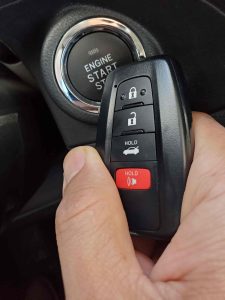 All Toyota key fobs can start the car even if the battery is dead