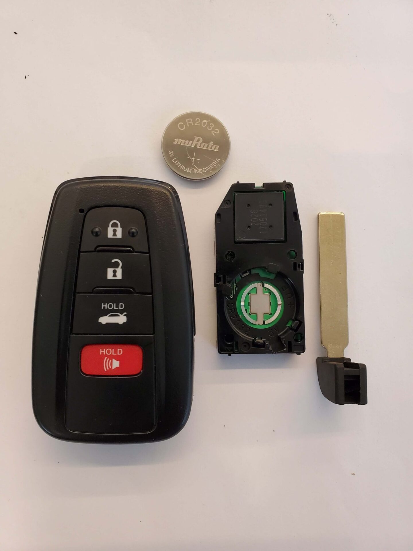 toyota key fob battery holder