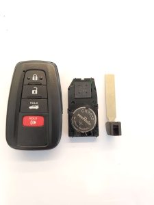 Remote key fob for a Toyota RAV4