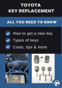 Toyota key replacement - All you need to know