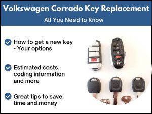 Volkswagen Corrado key replacement - All you need to know