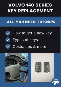 Volvo 140 Series car key replacement