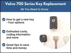 Volvo 700 Series car key replacement