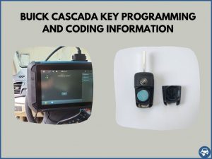 Automotive locksmith programming a Buick Cascada key on-site
