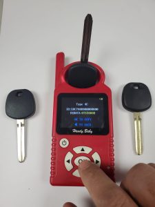 Tool to check chip value of Nissan car key
