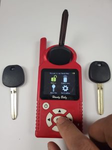 Tool to check chip value of Mercury car key