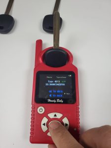 Tool to check chip value of Honda car key