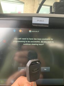 New Ford chip keys coded on-site