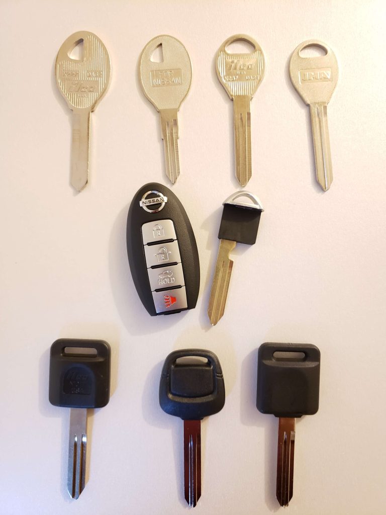 Nissan keys replacement