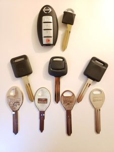 Replacement key fob, transponder and non chip keys - Nissan