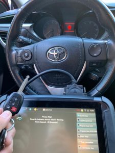 All Toyota Tacoma key fobs and transponder keys must be coded with the car on-site